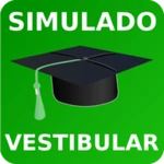 simulado vestibular android application logo